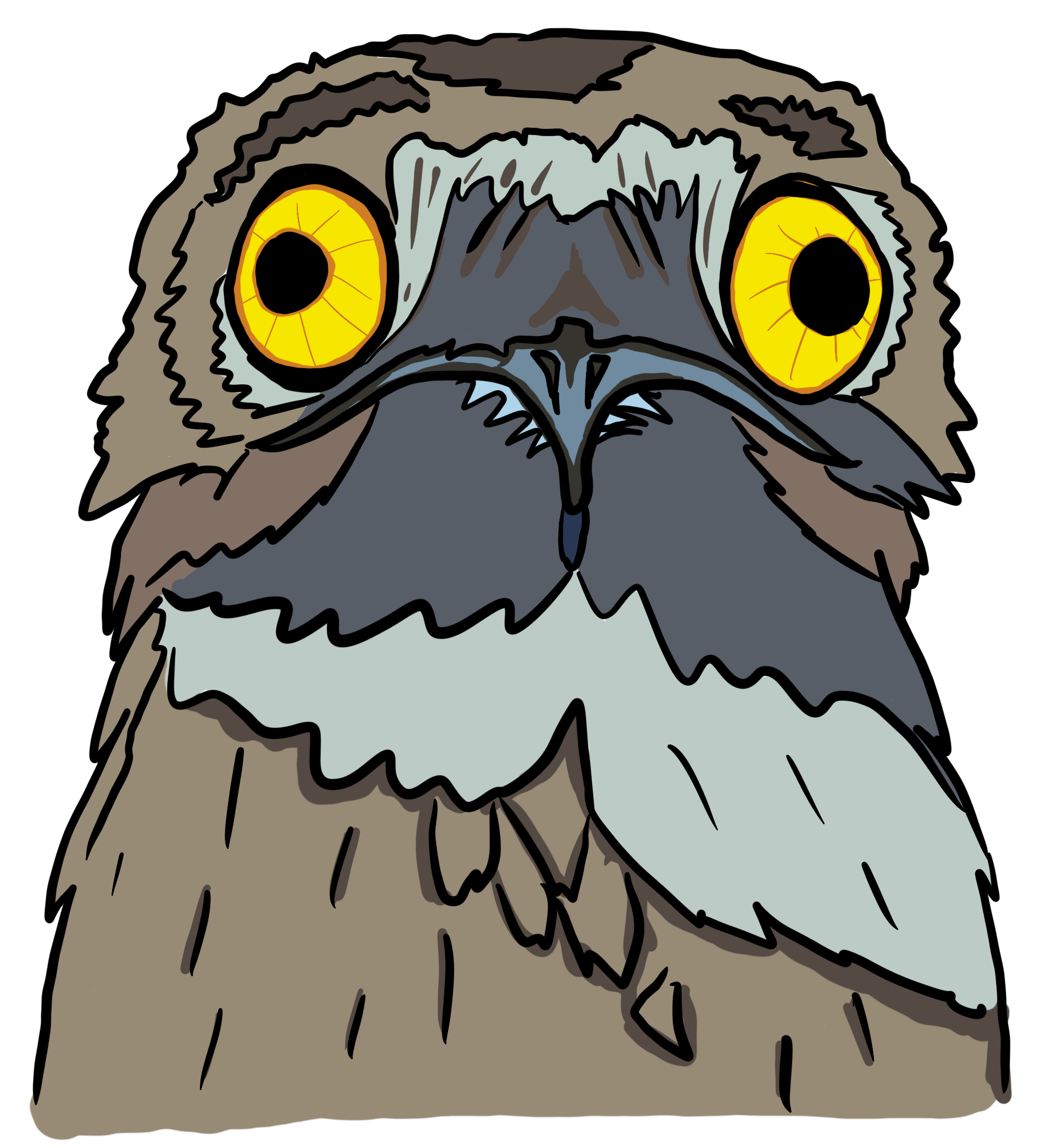 Super creepy stary owl
